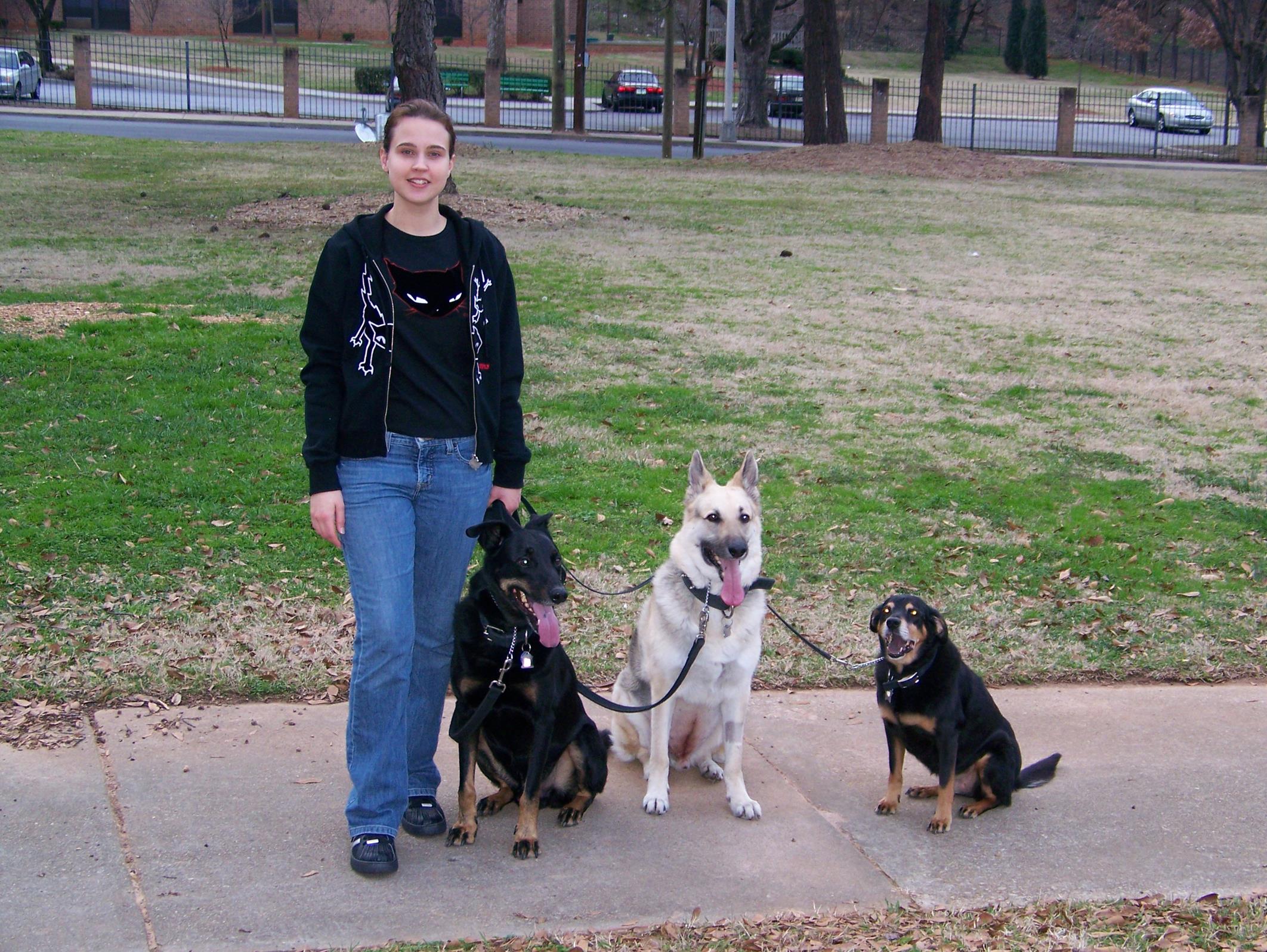 So well behaved on our walks. 