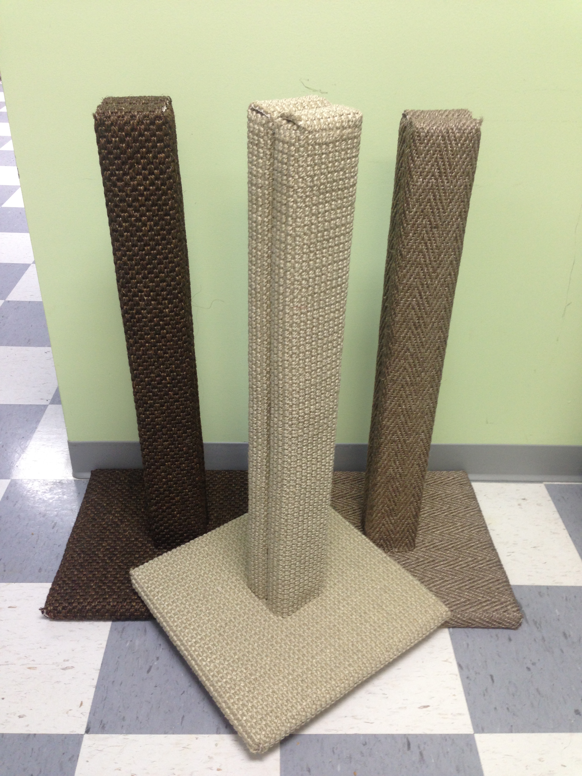 Sisal posts Ensure posts match home decor to maximize placement.