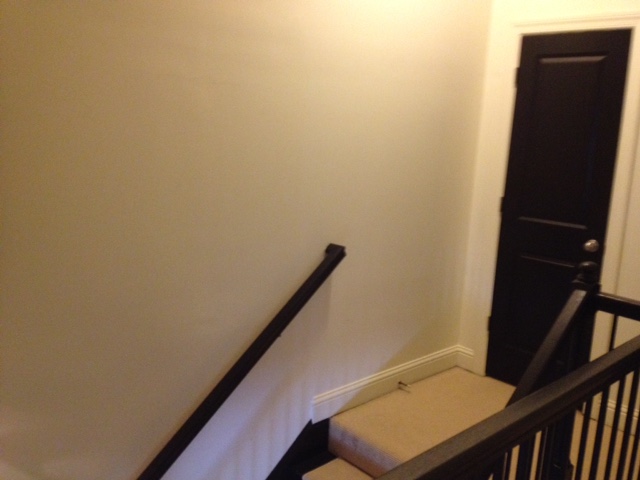Top of the stairs before