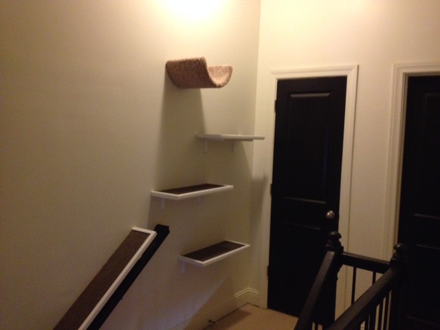 Top of the stairs after