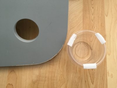 IMG_7090 2. Use Velcro to affix cups to chair back.