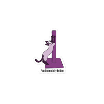 Scratching sticker-purple