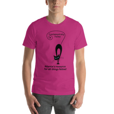 Atlanta's resource for all things feline-Unisex T-Shirt - Image 4