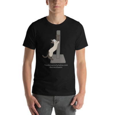 Scratchtastic Unisex T-Shirt-Full Color Cat - Image 2