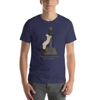Scratchtastic Unisex T-Shirt-Full Color Cat - Image 3