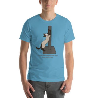 Scratchtastic Unisex T-Shirt-Full Color Cat - Image 8