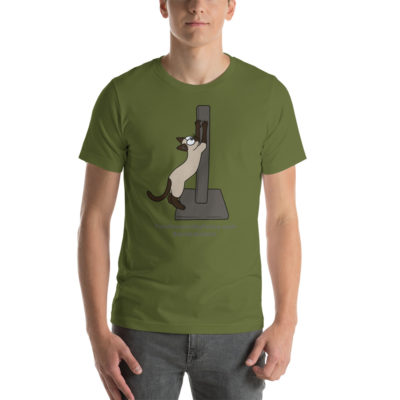Scratchtastic Unisex T-Shirt-Full Color Cat - Image 5