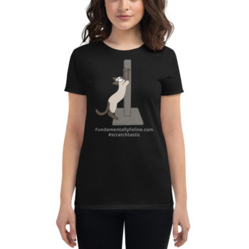 Scratchtastic Women's t-shirt-Full Color Cat